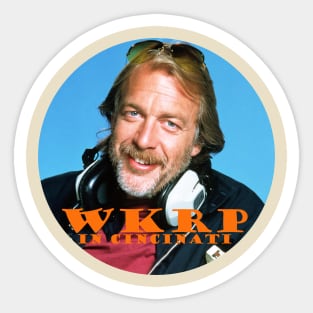 THE SMILE OF THE WKRP ACTOR Sticker